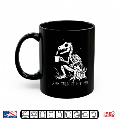 Mug Funny Skeleton Dinosaur Costume Goth Men Women Halloween Shirt
