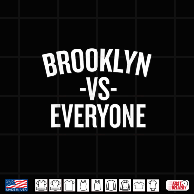 Design Brooklyn Vs Everyone Halloween Christmas Funny Cool Shirt