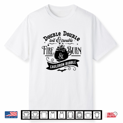 Double Toil And Trouble Macbeth Witch Shakespeare Literature Shirt