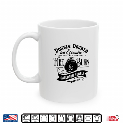 Mug Double Toil And Trouble Macbeth Witch Shakespeare Literature Shirt