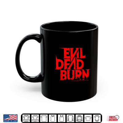Mug Evil Dead Burn Horror Movie Logo Halloween Shirt