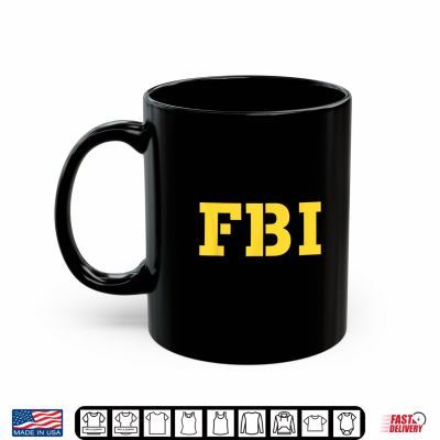 Mug Halloween FBI Costume Idea Funny DIY Halloween Costume Shirt