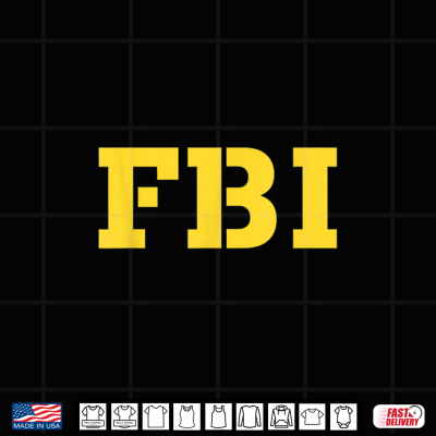 Design Halloween FBI Costume Idea Funny DIY Halloween Costume Shirt