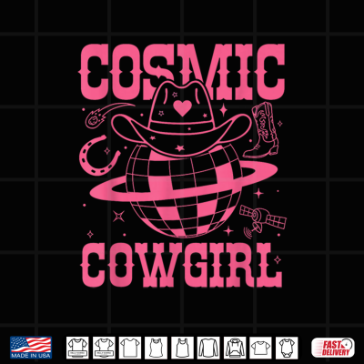 Design Cosmic Space Cowgirls Shirt Bachelorette Party Rodeo Shirt