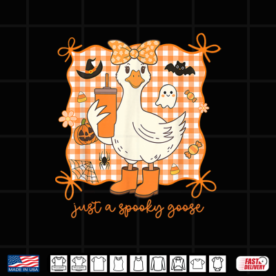 Design Just A Spooky Goose Halloween Silly Goose Shirt