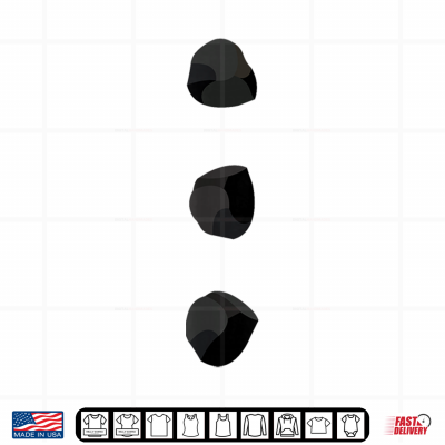 Design Snowman Costume Three Black Buttons On White Shirt