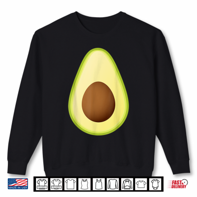 Sweatshirt Avocado Costume Fruit Halloween Costume Shirt