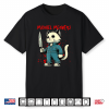 Funny Cat Horror Movies Cute Halloween For Cat Kitty Lovers Shirt