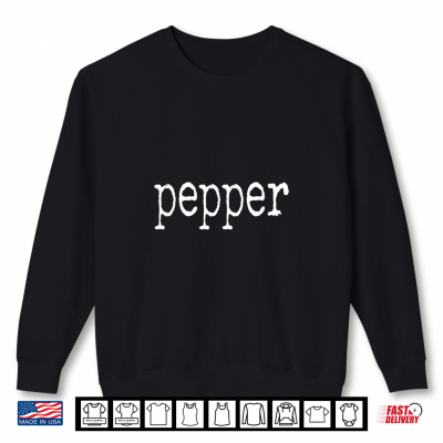 Sweatshirt Pepper Funny Halloween Salt Pepper Couples Costume Shirt